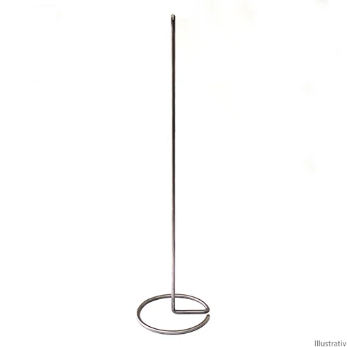Tischständer Edelstahl gedreht (ca. 33 cm)