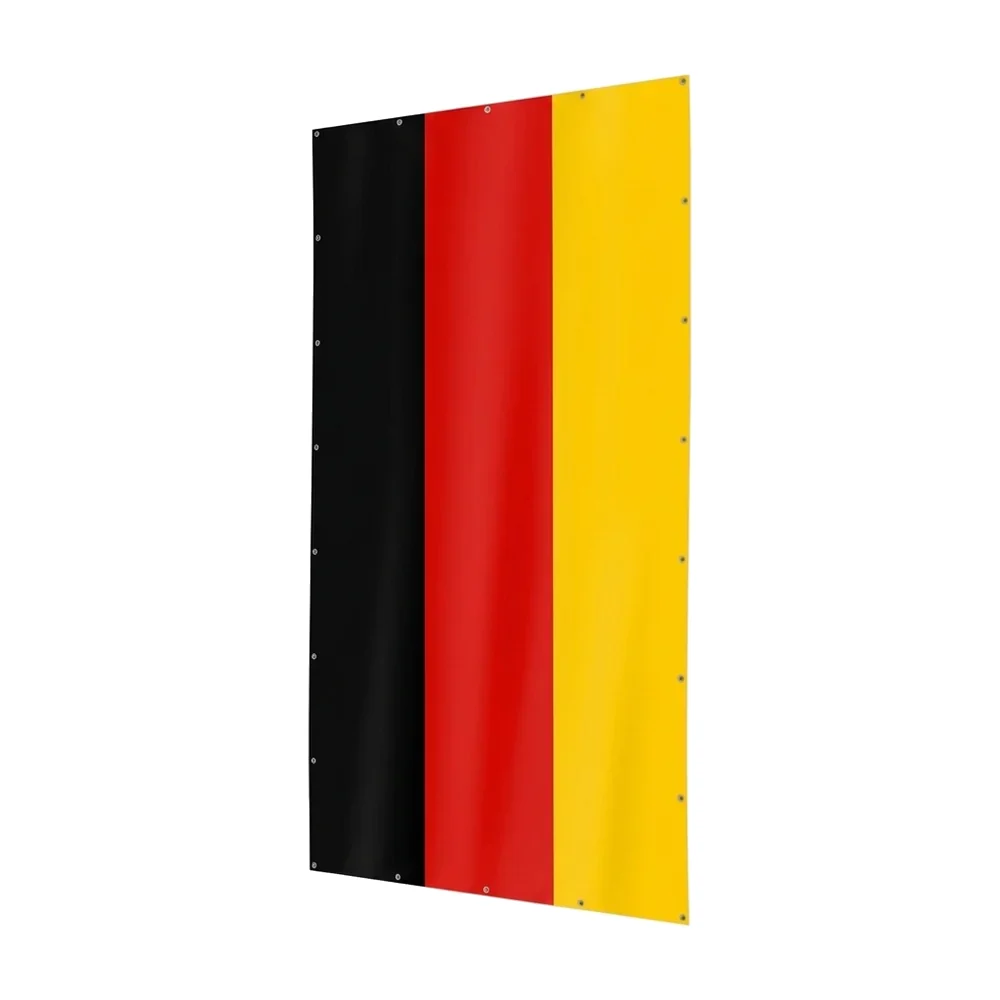 Deutschlandfahne | Stoff-Banner Hochformat