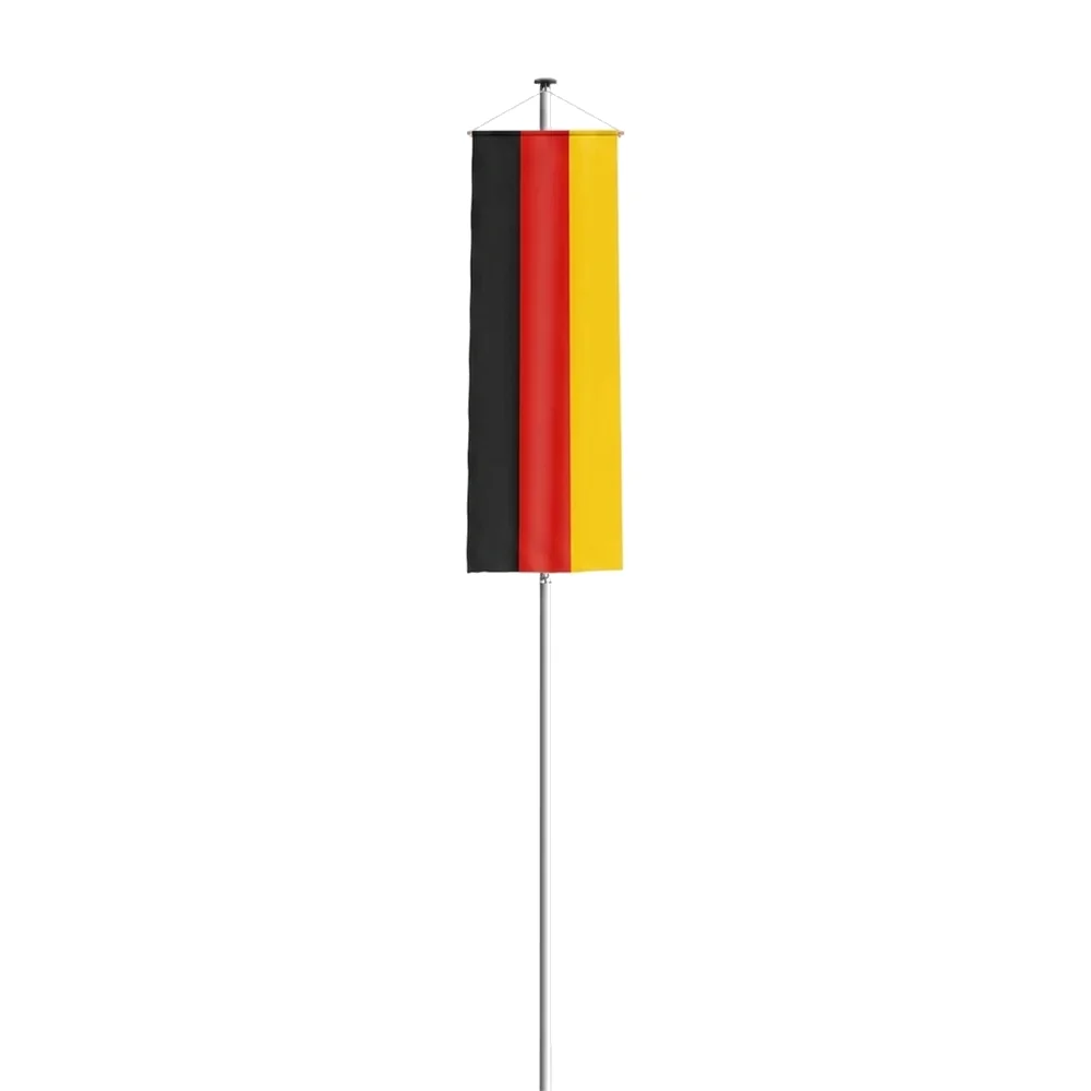Deutschlandfahne | Bannerfahne (mit einer Stange)